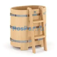 Овальная купель «PREMIUM» из кедра длина 1200 мм ширина 780 мм высота 1150 мм