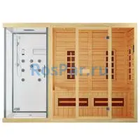 Трехместная инфракрасная сауна «ORIGINAL» с душевой кабиной