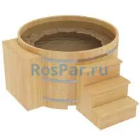 Фурако круглая «PREMIUM» из кедра с электроподогревом 2000 мм