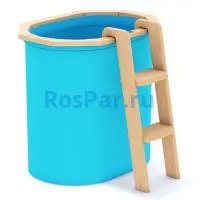 Овальная купель «COMFORT» из полипропилена длина 1200 мм ширина 780 мм высота 1000 мм