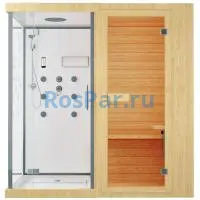 Одноместная финская сауна «ORIGINAL» с душевой кабиной