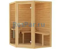 Финская сауна трехместная угловая «ORIGINAL» с электрической печью