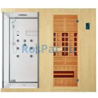 Комбинированная сауна двухместная «ORIGINAL» с душевой кабиной
