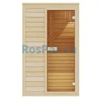 Комбинированная сауна двухместная «COMFORT» с электрической печью и парогенератором