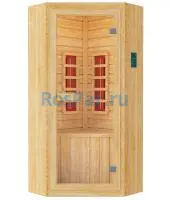 Одноместная угловая инфракрасная сауна «ORIGINAL» с керамическими излучателями