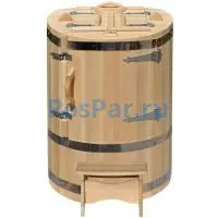 Кедровая бочка круглая «Профессиональная Премиум» со скосом