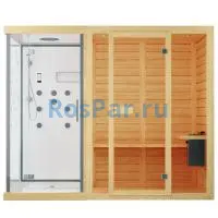 Двухместная финская сауна «ORIGINAL» с душевой кабиной