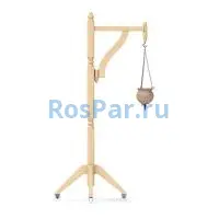 Стойка с чашей для широдхары Анжили из кедра