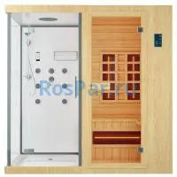 Комбинированная сауна одноместная «ORIGINAL» с душевой кабиной