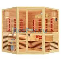 Комбинированная сауна четырехместная угловая «COMFORT»