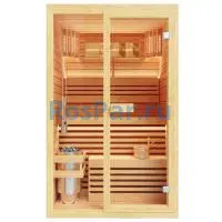 Финская сауна двухместная «COMFORT» с электрической печью