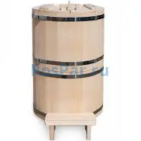 Кедровая бочка круглая «Бондарная Премиум»