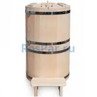 Кедровая бочка круглая «Бондарная»