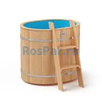 Овальная купель «ORIGINAL» с пластиковой вставкой длина 1000 мм ширина 780 мм высота 900 мм