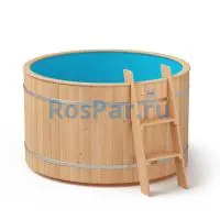 Круглая купель «ORIGINAL» с пластиковой вставкой диаметр 1450 мм высота 900 мм