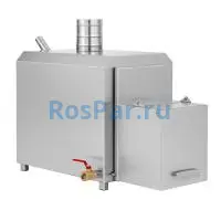 Внешняя квадратная печь «SteamLux» PREMIUM с газовой горелкой для бассейна и купели 30 кВт