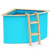 Угловые купели из пластика