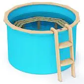 Круглые купели из пластика