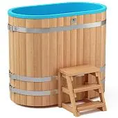 Овальные купели с пластиковой вставкой