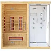 Инфракрасные сауны с душевой кабиной