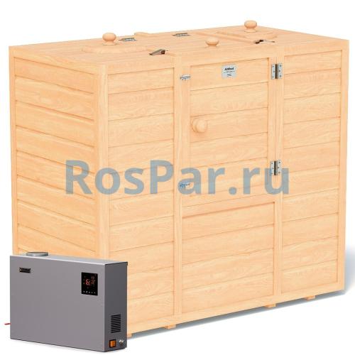 Мини-сауна двухместная «Sauna by Siberia Premium» с парогенератором «SteamLux»