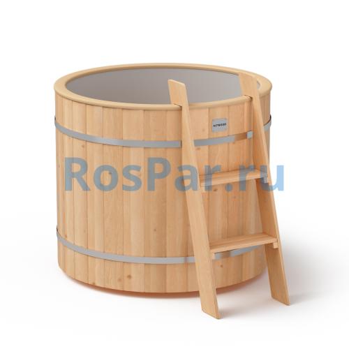 Круглая купель «ORIGINAL» с пластиковой вставкой диаметр 1000 мм высота 900 мм