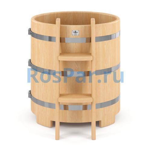 Круглая купель «PREMIUM» из кедра диаметр 1200 мм высота 1150 мм