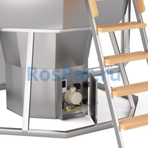 Банный чан «PREMIUM NEO STEEL» на подставке с газовой горелкой 1750 мм