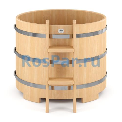 Круглая купель «PREMIUM» из кедра диаметр 1500 мм высота 1150 мм