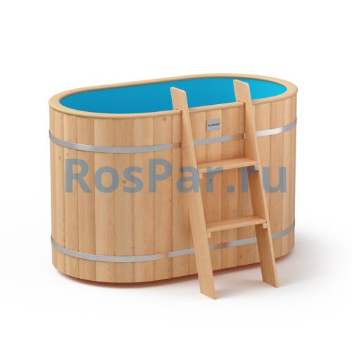 Овальная купель «ORIGINAL» с пластиковой вставкой длина 1400 мм ширина 780 мм высота 900 мм