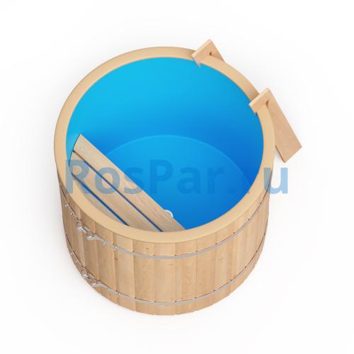 Круглая купель «ORIGINAL» с пластиковой вставкой диаметр 1000 мм высота 900 мм