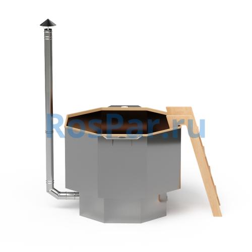 Банный чан 8 гр. «Сибирский знахарь» 1900 мм высота 1250 мм, глубина чаши 850 мм