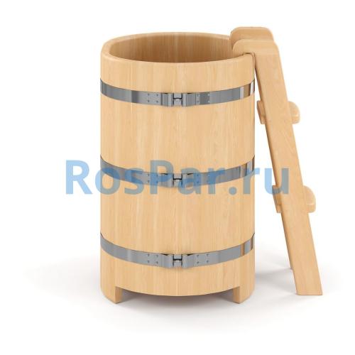 Овальная купель «PREMIUM» из кедра длина 1000 мм ширина 780 мм высота 1150 мм