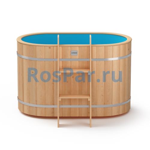 Овальная купель «ORIGINAL» с пластиковой вставкой длина 1400 мм ширина 780 мм высота 900 мм