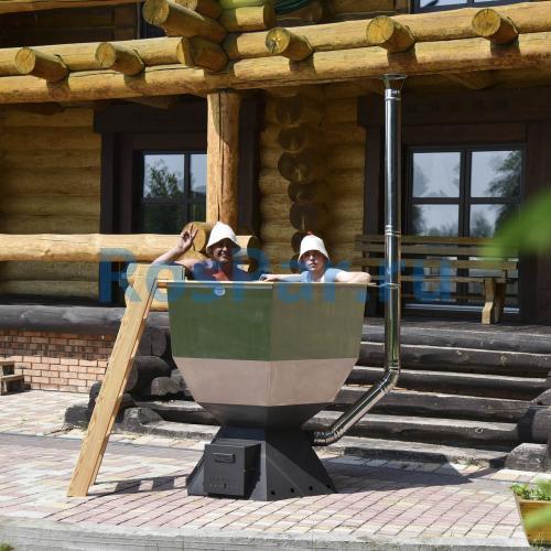 Банный чан «ORIGINAL SIBERIA» с печью 1650 мм