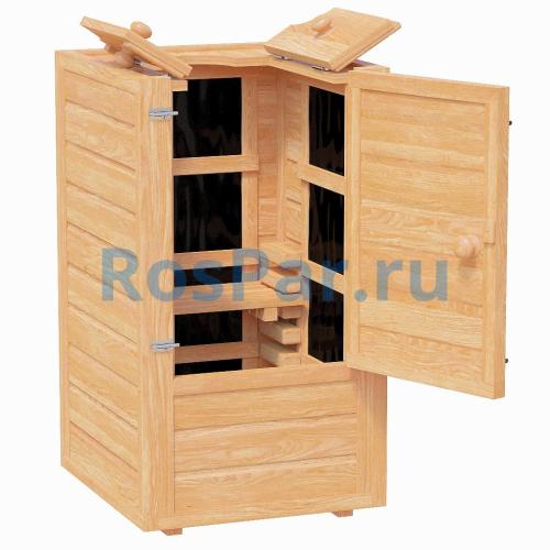 Мини-сауна квадратная «Двухрежимная» с инфракрасными излучателями и парогенератором «UrFine»