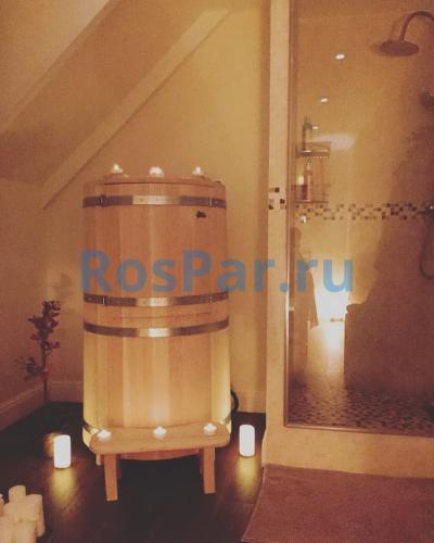 Кедровая бочка круглая «Бондарная Премиум»