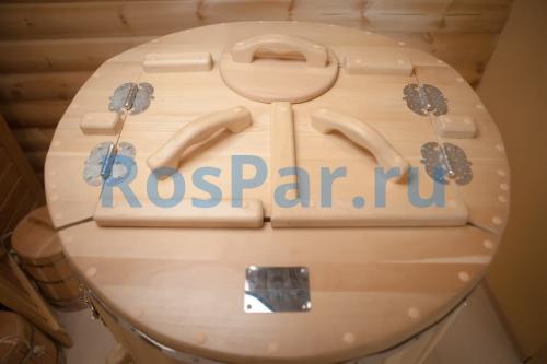 Кедровая бочка овальная «Классическая» со скосом