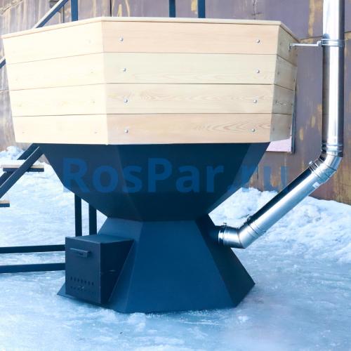 Банный чан «ORIGINAL SIBERIA» с печью 2150 мм