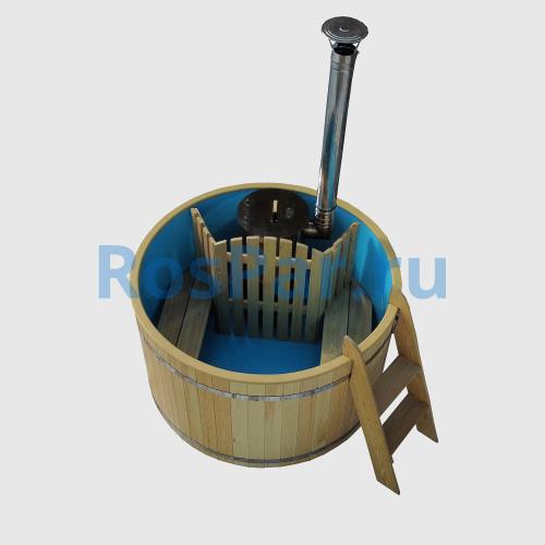 Фурако круглая «ORIGINAL» с пластиковой вставкой со встроенной печью 1500 мм