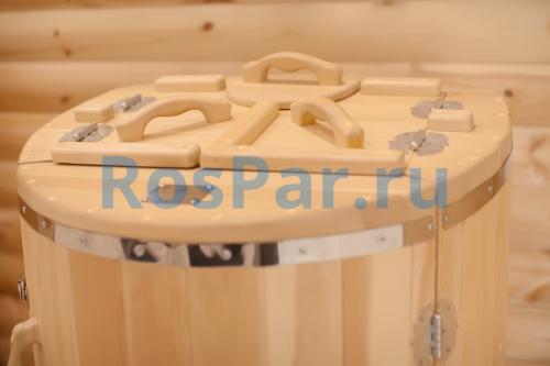 Кедровая бочка овальная «Классическая» со скосом с парогенератором «UrFine»