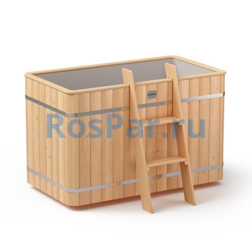 Прямоугольная купель «ORIGINAL» с пластиковой вставкой длина 1400 мм ширина 780 мм высота 900 мм