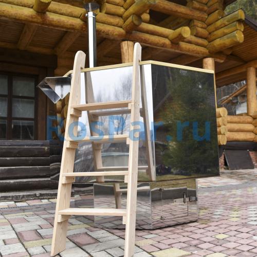 Банный чан 8 гр. «Сибирский знахарь» 1650 мм высота 1250 мм, глубина чаши 850 мм