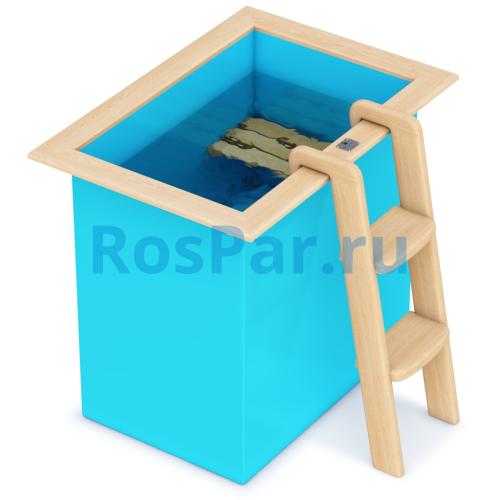 Прямоугольная купель «COMFORT» из полипропилена длина 1200 мм ширина 780 мм высота 1000 мм