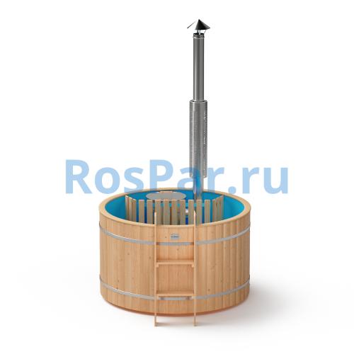 Фурако круглая «ORIGINAL» с пластиковой вставкой со встроенной печью 1500 мм