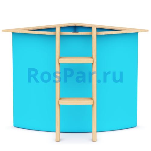 Угловая купель «COMFORT» из полипропилена длина 1100 мм ширина 1100 мм высота 1000 мм