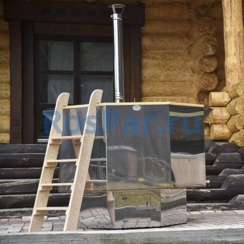 Банный чан 8 гр. «Сибирский знахарь» 1900 мм высота 1250 мм, глубина чаши 850 мм