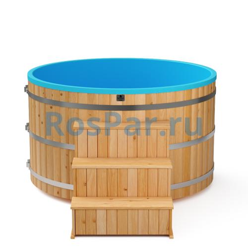 Фурако круглая «COMFORT» из лиственницы с термопластиковой вставкой с электроподогревом 2000 мм
