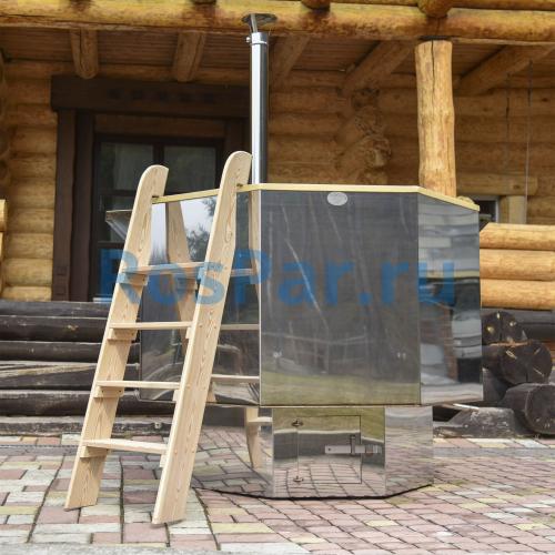 Банный чан 8 гр. «Сибирский знахарь» 1900 мм высота 1250 мм, глубина чаши 850 мм