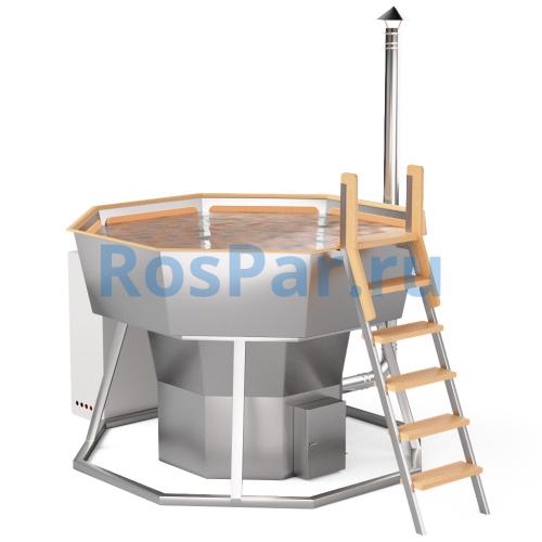 Банный чан «PREMIUM NEO STEEL» на подставке с газовой горелкой 2150 мм